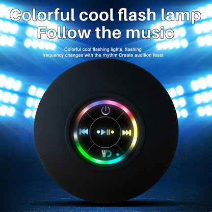 Take Your Music Anywhere! 🎶 Waterproof Portable Bluetooth Speaker with Suction Cup - Perfect for Parties, Travel, and More! 🌊🔊